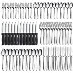 72-Piece Stainless Steel Flatware Set for 12