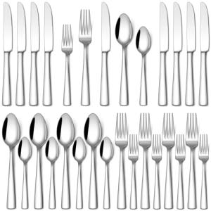 20-Piece Stainless Steel Silverware Set for 4