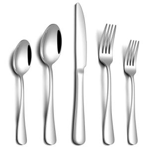20-Piece Stainless Steel Silverware Set for 4