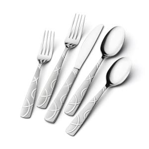 40-Piece Stainless Steel Silverware Set for Kitchen