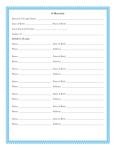 Family Info Organizer Kit - Simple 1-2-3