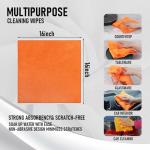Ultra-Absorbent Microfiber Cleaning Cloths, 12 Pack