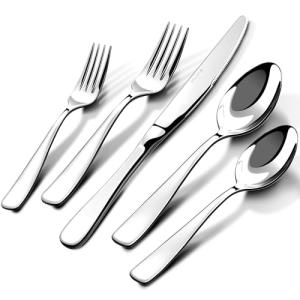 40-Piece Stainless Steel Silverware Set for 8