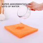 Ultra-Absorbent Microfiber Cleaning Cloths, 12 Pack