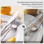 40-Piece Stainless Steel Silverware Set for Kitchen