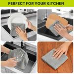 Neessno 12 Pack Microfiber Cleaning Cloths - Lint Free