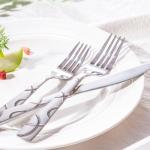 40-Piece Stainless Steel Silverware Set for Kitchen