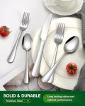 20-Piece Stainless Steel Silverware Set for 4