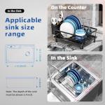 Stainless Steel Space-Saving Dish Drying Rack