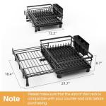 Extendable Stainless Steel Dish Drying Rack