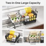 Extendable Stainless Steel Dish Drying Rack