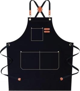 AFUN Water-Resistant Chef Apron with Pockets