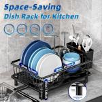 Stainless Steel Space-Saving Dish Drying Rack
