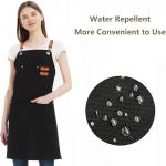 AFUN Water-Resistant Chef Apron with Pockets