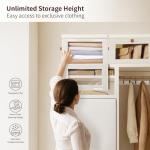 Homsorout Large Closet Storage Bins - 2 Pack