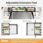 Extendable Stainless Steel Dish Drying Rack