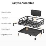 Extendable Stainless Steel Dish Drying Rack