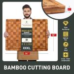 Extra Large Bamboo Cutting Board with Juice Groove