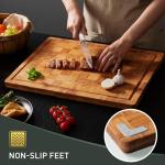 Extra Large Bamboo Cutting Board with Juice Groove