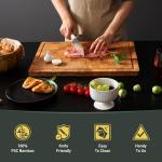 Extra Large Bamboo Cutting Board with Juice Groove