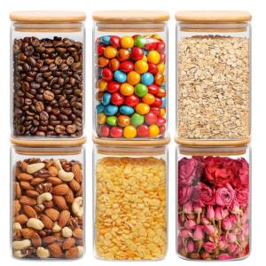 ComSaf Glass Storage Containers Set of 6