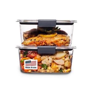 Rubbermaid Brilliance BPA-Free Food Storage Containers, 2-Pack