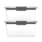 Rubbermaid Brilliance BPA-Free Food Storage Containers, 2-Pack
