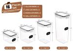 16-Piece Airtight Food Storage Container Set