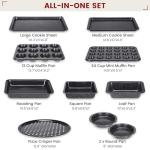 10-Piece Nonstick Baking Pan Set for Oven