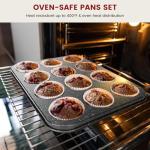 10-Piece Nonstick Baking Pan Set for Oven