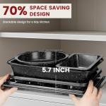 10-Piece Nonstick Baking Pan Set for Oven