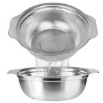 Stainless Steel Colander Set with Mixing Bowl