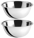 Set of 2 Stainless Steel Mixing Bowls