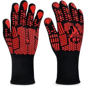 Heat Resistant BBQ Gloves for Cooking and Grilling
