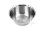 Large Stainless Steel Mixing Bowl, 4.25 Quart