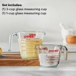 Pyrex Glass Measuring Cups Set (2-Pack)