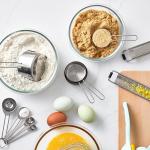 Martha Stewart 4-Piece Stainless Steel Measuring Cups Set