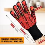 Heat Resistant BBQ Gloves for Cooking and Grilling