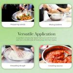 Set of 2 Stainless Steel Mixing Bowls