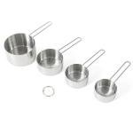 Martha Stewart 4-Piece Stainless Steel Measuring Cups Set