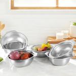 Stainless Steel Colander Set with Mixing Bowl
