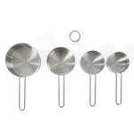 Martha Stewart 4-Piece Stainless Steel Measuring Cups Set