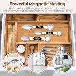 Magnetic Stainless Steel Measuring Cups and Spoons Set