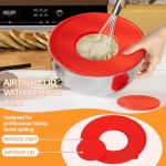 Colorful Airtight Mixing Bowls with Grater Attachments