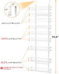 Moforoco 9-Tier Over Door Pantry Organizer