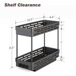 2-Pack Slide-Out Spice Rack Organizer System