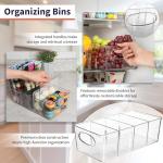 ClearSpace Pantry Organizer Bins with Dividers (2 Pack)