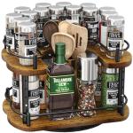 Adjustable Lazy Susan Spice Rack Organizer 12 Inch