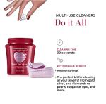 CONNOISSEURS All-Purpose Jewelry Cleaning Kit - Includes Delicate Jewelry Cleaner Solution and 2 Polishing Cloths