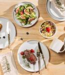 Terra Ceramic Dinnerware Set for 4, 12 Pieces